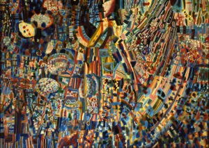 Images Dated 5th June 2013: Composition, 1930. Artist: Filonov, Pavel Nikolayevich (1883-1941)