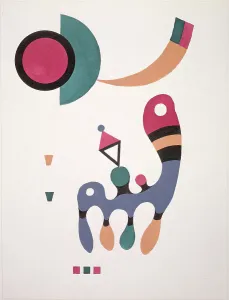 Parisabstract Expressionism Prints: Composition, 1944. Creator: Kandinsky, Wassily Vasilyevich (1866-1944)