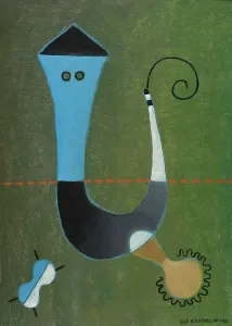 Compositional Prints: Composition, 1946. Creator: Ole Kandelin