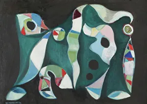 Compositional Prints: Composition, 1946. Creator: Ole Kandelin