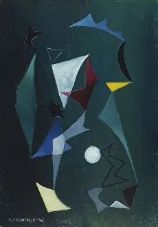 Compositional Prints: Composition, 1946. Creator: Ole Kandelin