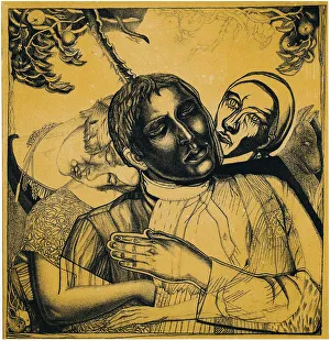 Filonov Prints: Composition. Artist: Filonov, Pavel Nikolayevich (1883-1941)