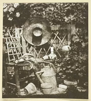 Watering Can Gallery: Composition au chapeau, c. 1842, printed 1965. Creator: Hippolyte Bayard