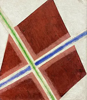 Cubo Futurism Prints: Composition. Diffusion of color (Diffusion of Light)