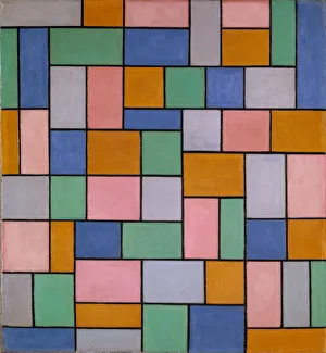 De Stijl Prints: Composition in Dissonances, 1919. Creator: Doesburg, Theo van (1883-1931)