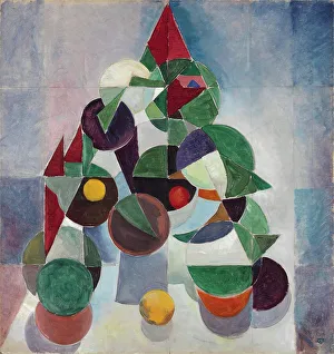 De Stijl Prints: Composition I (Still life), 1916. Creator: Doesburg, Theo van (1883-1931)