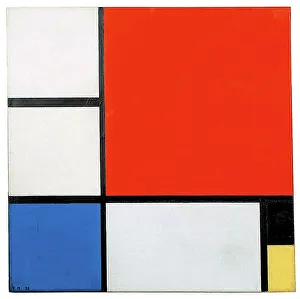 De Stijl Prints: Composition II, 1929. Creator: Mondrian; Piet (1872-1944)