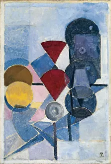 Doesburg Prints: Composition II (Still Life), 1916. Artist: Doesburg, Theo van (1883-1931)