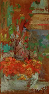 1906 Prints: Composition with Nasturtiums, c1906. Creator: Olga Boznanska