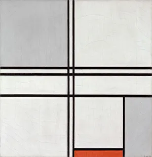 Composition (No. 1) Gray-Red, 1935. Creator: Piet Mondrian