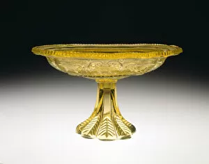 Pressed Glass Collection: Compote, 1830 / 45. Creator: Boston and Sandwich Glass Company