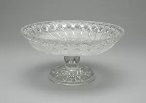 Pressed Glass Collection: Compote, 1835 / 50. Creator: Boston and Sandwich Glass Company