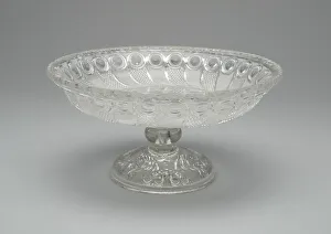 Clear Prints: Compote, 1835 / 50. Creator: Boston and Sandwich Glass Company