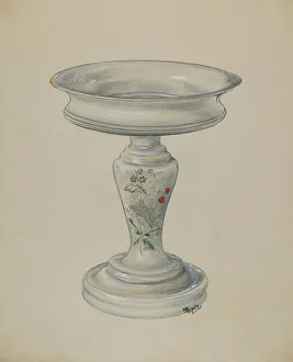 Pedestal Base Prints: Compote, c. 1937. Creator: Ralph Atkinson