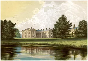 Lancelot Brown Prints: Compton Verney, Warwickshire, home of Lord Willoughby de Broke, c1880