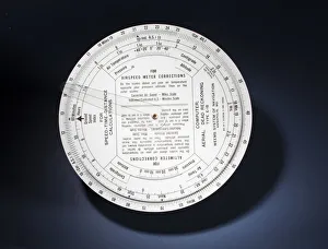 Computer, Weems E-1B Navigational. Creator: Weems System of Navigation