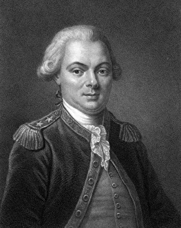 Exploration Gallery: Comte de La Perouse, 18th century French navigator, astronomer and explorer, c1834