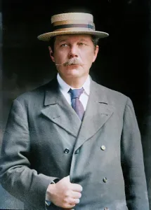 1913 Prints: Conan Doyle, 1913. Creators: Bain News Service, George Grantham Bain
