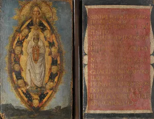 Uterus Prints: The Conception of the Virgin. Creator: School of Pinturicchio