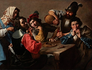 Merrymaker Prints: The Concert, about 1615. Creator: Valentin de Boulogne