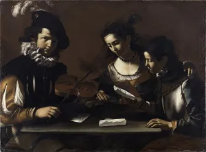 Il Cavalier Calabrese Prints: The Concert, 1630. Creator: Mattia Preti
