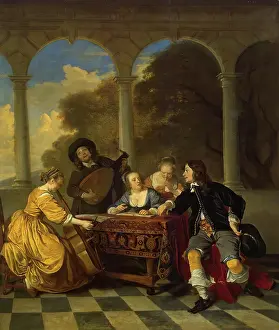 Class Prints: Concert, 1650. Creator: Jacob van Loo