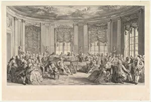 Antoine Jean Gallery: The Concert, 1774. Creator: Antoine Jean Duclos