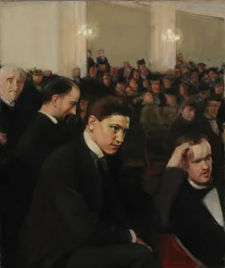 Concert Hall Prints: The Concert, 1898. Creator: Magnus Enckell