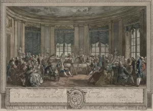 Amorous Gallery: Concert. Artist: Saint-Aubin, Augustin, de (1736-1807)