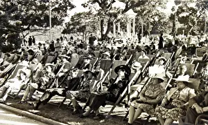 Deck Chair Prints: Concert at Balmoral, Mosman, c1930. Creator: Unknown