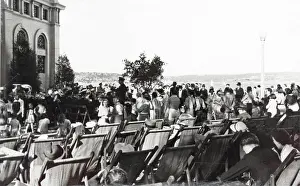 Deck Chair Prints: Concert at Balmoral, Mosman, c1930. Creator: Unknown