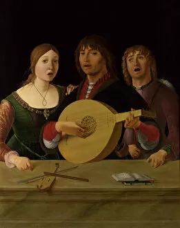A Concert, c. 1490. Artist: Costa, Lorenzo (1460-1535)