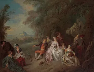 Jean Baptiste Pater Prints: Concert Champetre, ca. 1734. Creator: Jean-Baptiste Pater