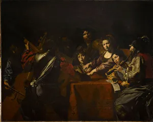 Scores Prints: Concert with Eight Figures, 1628?1630
