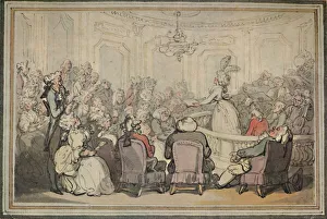 The Concert. From Matthew Brambles Trip to Bath. c1780-1820, (1923). Artist: Thomas Rowlandson The Concert. From Matthew Brambles Trip to Bath. c1780-1820, (1923). Artist: Thomas Rowlandson