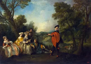 Images Dated 9th March 2011: Concert in the Park, 1720-1743
