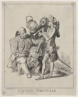 Concerto Spirituale, March 23, 1773. Creator: James Bretherton Concerto Spirituale, March 23, 1773. Creator: James Bretherton