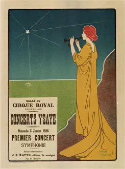 Concerts Ysaye, 1895. Artist: Meunier, Henri Georges (1873-1922) Concerts Ysaye, 1895. Artist: Meunier, Henri Georges (1873-1922)