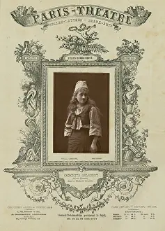 Woodburytype Prints: Conchita Gilabert (Role de Germaine) dans Les Cloches de Corneville