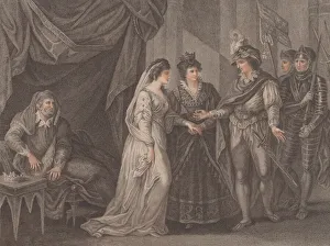 Images Dated 5th November 2020: The Conclusion of the Treaty of Troye, Where Henry the V, King of England