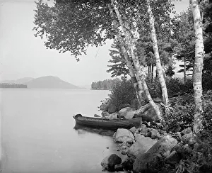 Concordia Bay, along the shore, Lake George, N.Y. (1904?). Creator: Unknown