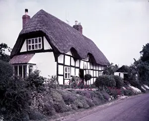 Cottages Prints: Conderton, Worcestershire, c1955. Creator: Arthur Charles Kirby Ware