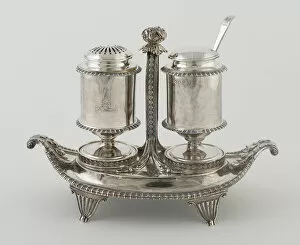 Condiment Gallery: Condiment Set, England, 1809. Creator: Rebecca Emes