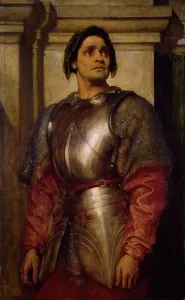 Baron Leighton Collection: A Condottiere, 1871-72. Creator: Frederic Leighton