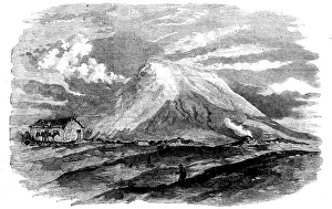 Volcanic Prints: The Cone of Mount Etna and the English House (Destroyed by the Recent Earthquake)