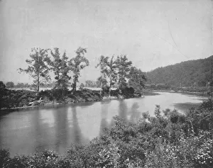 Bend Prints: On the Conemaugh, near New Florence, c1897. Creator: Unknown