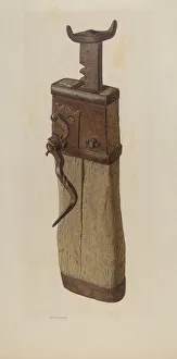 Conestoga Wagon Jacks, c. 1941. Creator: Nicholas Amantea