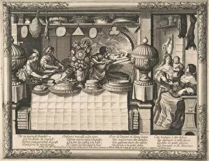 Bakers Gallery: The Confectioner, 1632-35. Creator: Abraham Bosse