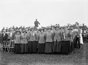 Reunion Prints: Confederate Reunion - Mrs. Hampton Osborne And Singers