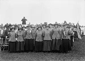 Confederate Reunion - Mrs. Hampton Osborne And Singers, 1917. Creator: Harris & Ewing. Confederate Reunion - Mrs. Hampton Osborne And Singers, 1917. Creator: Harris & Ewing
